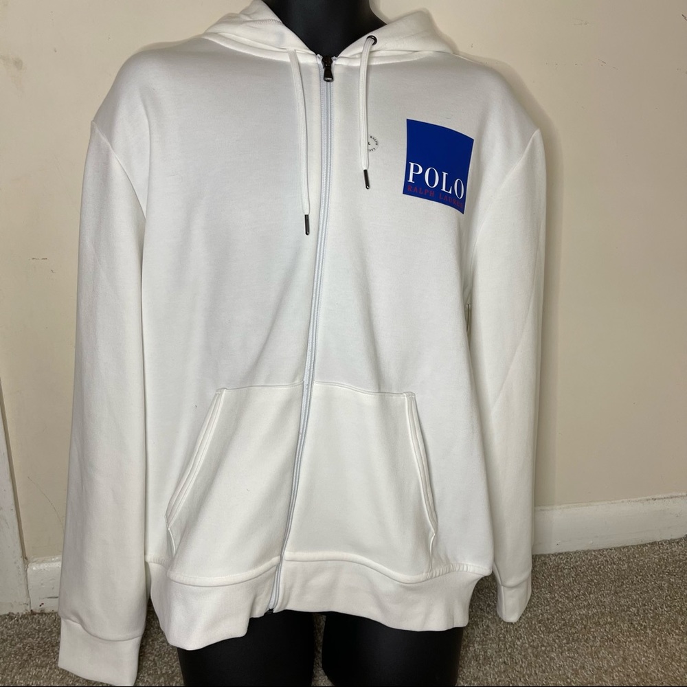 Mens Vintage polo hoodie